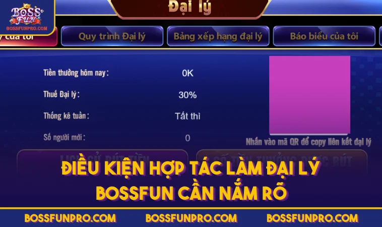 Điều kiện hợp tác làm đại lý BOSSFUN cần nắm rõ
